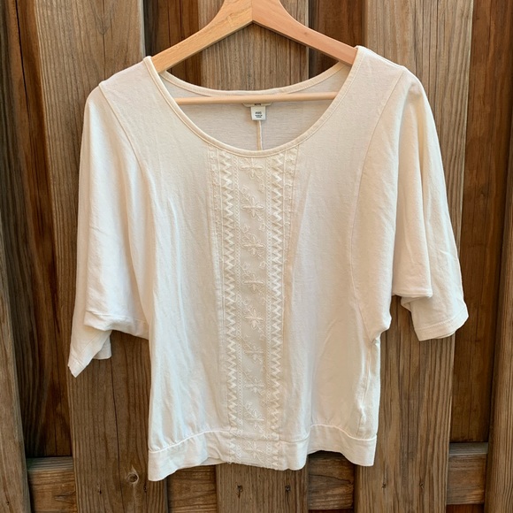 Banana Republic Dolman Sleeve Embellished Tee - Picture 2 of 8